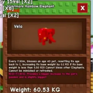 RAINBOW HATCH ELEPHANT