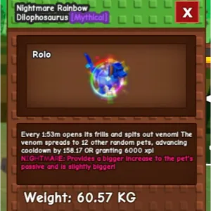 Rainbow hatch dilo