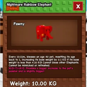 Rainbow Hatch Elephant
