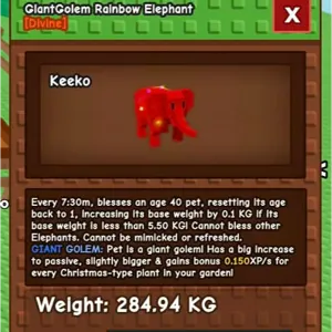 Rainbow Hatch Elephant