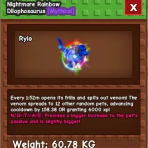 Rainbow Hatch Dilo