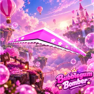 Roblox Bubblegum Bomber (Gear) (Normal Rated) (Series 1 Core Hang Glider Toy)