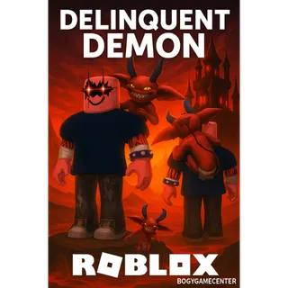 Roblox Delinquent Demon (Back) (Effect) (Very Good Rated) (Prime Gaming)