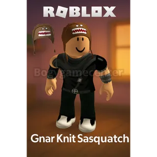 Roblox – Gnar Knit Sasquatch (Hat) (Normal Rated) (Series 3 Core Bigfoot Boarder: Airtime Toy)
