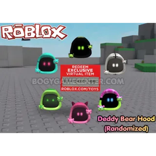 Roblox – Deddy Bear Hood (Head) (Randomized) (Uncommon Rated) (Bear Plush Deddy Bears All Series 12″ Coffin)