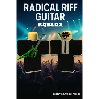 Roblox – Radical Riff Guitar (Back) (Normal Rated) (Rare Official Limited)