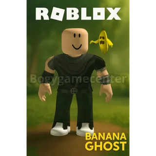 Roblox Banana Ghost (Shoulder) (Good Rated) (Series 7 Core Darkenmoor: Bad Banana Toy)