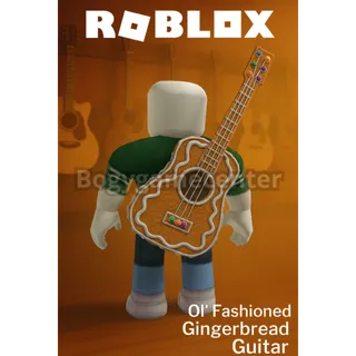 Roblox – Ol’ Fashioned Gingerbread Guitar (Back) (Series Gift Card November 2025)