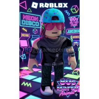 Roblox – 80s Party Animal (Hat) (Uncommon Rated) (Gift Card Bonus Item Roblox March 2026)