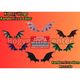 Roblox – Kreepy Wings Randomized Color (Back) (Randomized Very Rare Item)