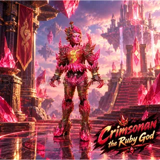 Roblox - Crimsonan the Ruby God (Bundles) (Classic Roblox Toys Imagination Collection Series 1)