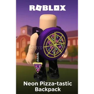 Roblox – Neon Pizza-tastic Bacpack (Back) (Normal Rated) (Series 5 Vee Toy)