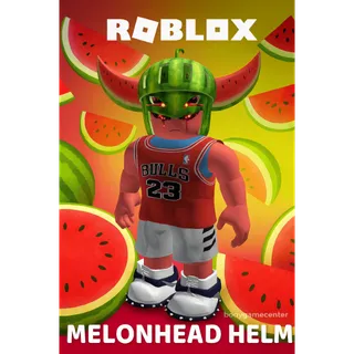 Roblox – Melonhead Helm (Hat) (Normal Rated) (Official Gift Card)
