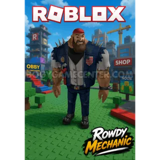 Roblox – Rowdy Mechanic (Bundle) (Normal Rated) (Q-Clash: Zadena Roblox Celebrity Series 5 Core Figure)