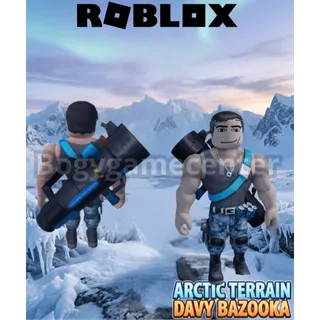 Roblox – Arctic Terrain Davy Bazooka (Bundle) (Normal Rated) (Series 2 Rthro Davy Bazooka Toy)