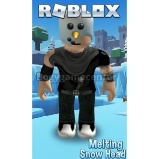 Roblox – Melting Snow Head (Hat) (Normal Rated) (Advent Calendar Roblox Holiday Calendar)
