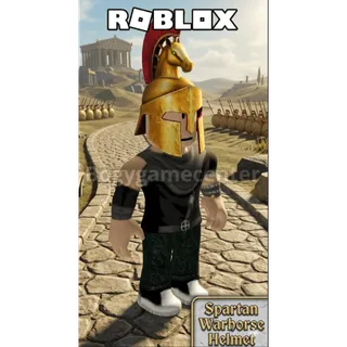 Roblox – Spartan Warhorse Helmet (Hat) (Uncommon Rated) (Gift Card Bonus Item Roblox February 2026)