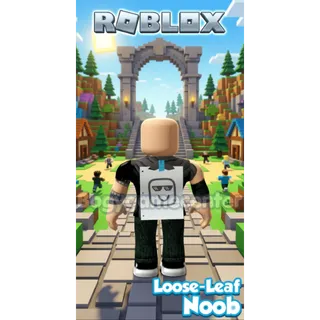 Roblox – Loose-Leaf Noob (Back) (Uncommon Rated) (Gift Card Bonus Item Roblox April 2026)