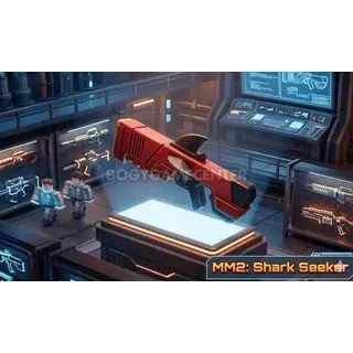 Roblox - MM2 Shark Seeker (Back) (Very Good Rated) (Series MM2: Shark Seeker Dart Blaster Nerf Toy Gun)