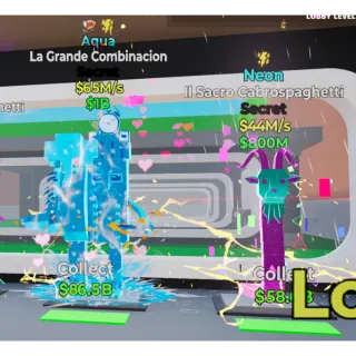 Fortnite steal brainrot - la grande combinacion + 1 brainrot 