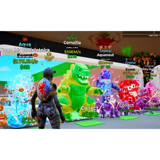Cornzilla + 4 Brainrot - FORTNITE STEAL THE BRAINROT