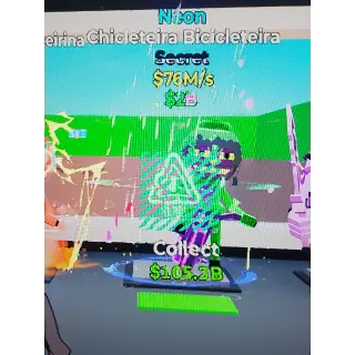 Chicleteira bicicleteira Neon