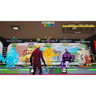 Fortnite steal the brainrot chimpanzini kingini McPene Dougal Tictac sahur La esok sekolah Cabritos Brotheritos