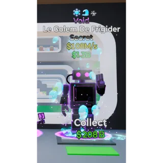 Fortnite steal brainrot - Le golem de frigider