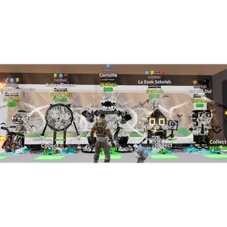 CORNZILLA + 4 BRAINROT FORTNITE STEAL THE BRAINROT
