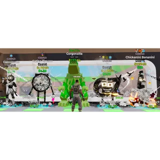 GORGONZILLA + 4 BRAINROT - FORTNITE STEAL THE BRAINROT