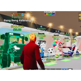 CLOWN CLOWN SAHUR + 4 BRAINROT - FORTNITE STEAL THE BRAINROT