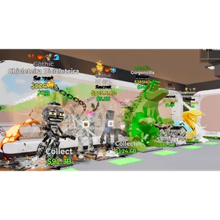 GORGONZILLA + 4 BRAINROTS - FORTNITE STEAL THE BRAINROT