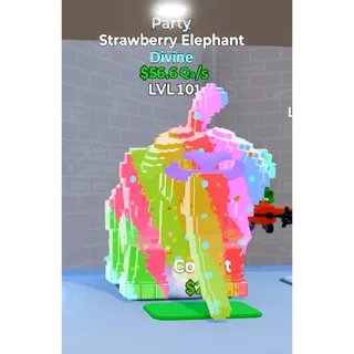 Strawberry Elephant Party - GO UP FOR BRAINROTS