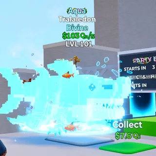 Tralaledon Aqua - GO UP FOR BRAINROTS