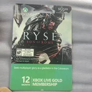 12 Month Xbox Live Gold Membership