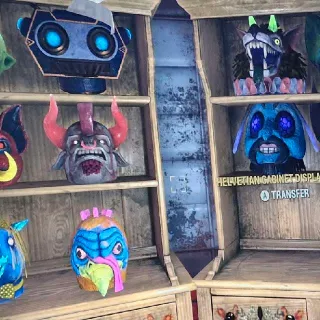 Rare Glowing Masks Set