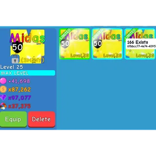 3 Midas - BGS / BUBBLE GUM SIMULATOR