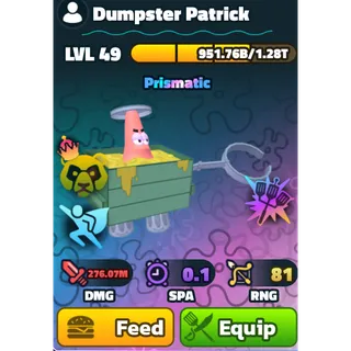 #8 DUMPSTER PATRICK | SPONGEBOB TOWER DEFENSE | SBTD 