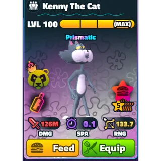 5 STAR KENNY THE CAT | SPONGEBOB TOWER DEFENSE | SBTD