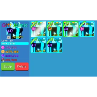 6 Gift Mimic - BGS / BUBBLE GUM SIMULATOR
