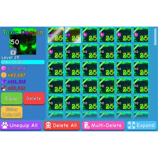 152 Toxic Demon | OGS BGS - BUBBLE GUM SIMULATOR