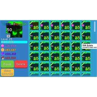 137 Toxic Demon - BGS / BUBBLE GUM SIMULATOR