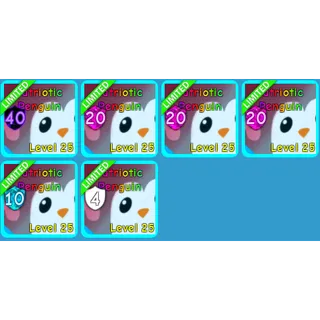 6 Patriotic Penguin - BGS / BUBBLE GUM SIMULATOR