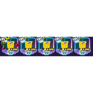 (PACK) 5 SW SPONGEBOY | SPONGEBOB TOWER DEFENSE | SBTD