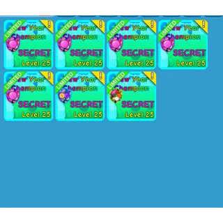 7 New Year Champion - BGS / BUBBLE GUM SIMULATOR