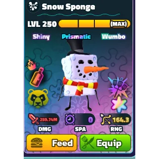 SS SW SNOW SPONGE | SPONGEBOB TOWER DEFENSE | SBTD