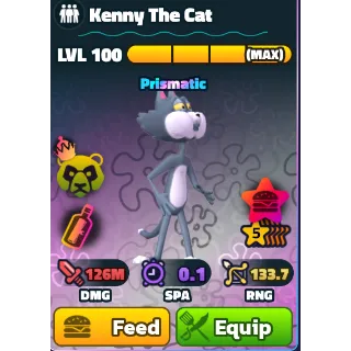 5 STAR KENNY THE CAT | SPONGEBOB TOWER DEFENSE | SBTD