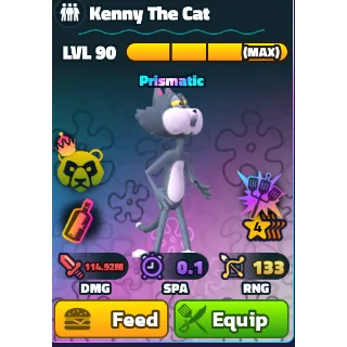 4 STAR KENNY THE CAT | SPONGEBOB TOWER DEFENSE | SBTD
