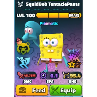 (RAINBOW SERIAL) 5 STAR SQUIDBOB TENTACLEPANTS | SPONGEBOB TOWER DEFENSE | SBTD