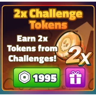 (10 GAMEPASS) 2X CHALLENGE TOKENS| SPONGEBOB TOWER DEFENSE | SBTD